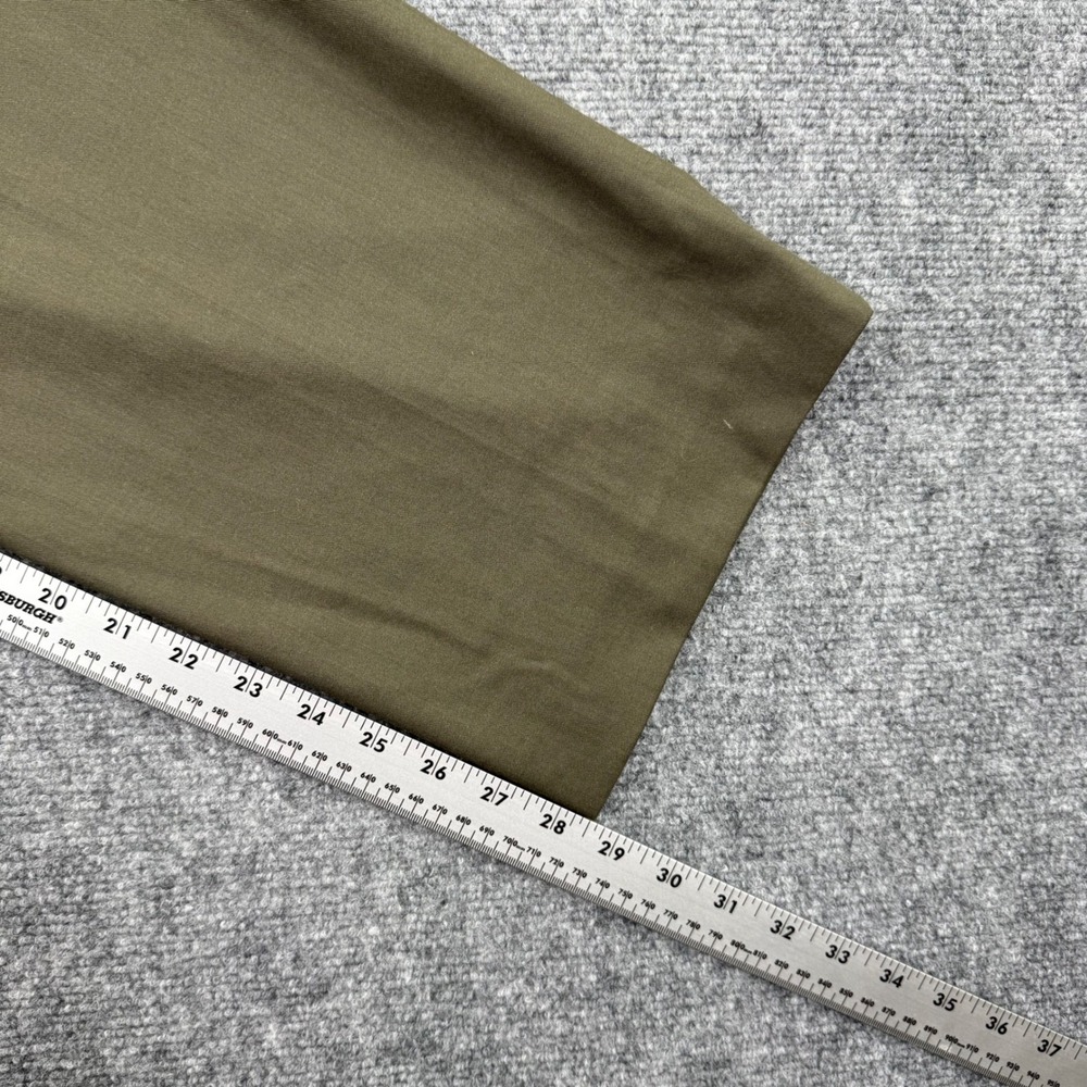 UNIQLO Pants Size XS 24-25W Khaki Wide Leg Pleated Recycled Polyester Men's - Picture 8 of 9